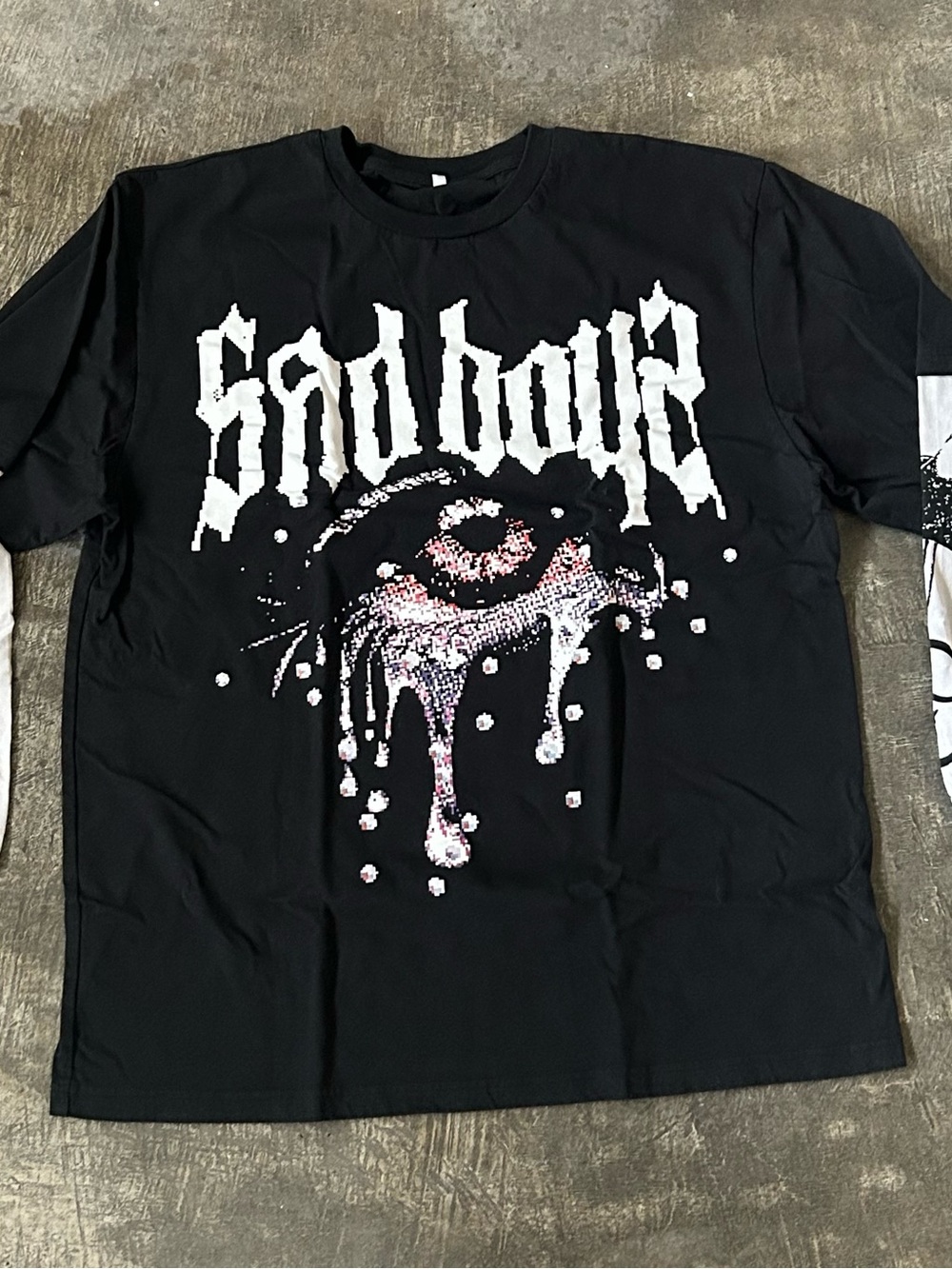 Sadboyz - 1 of 1 Layered Longsleeve - Sample print